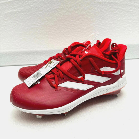 Adidas Adizero Afterburner Red Baseball Cleats Men's *NWT No